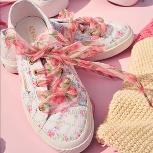 LoveShackFancyXSuperga Sneakers NWB